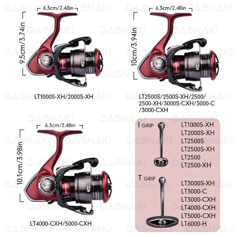 Daiwa Reel Fuego - Oryginalny kołowrotek spinningowy DAIWA CS LT