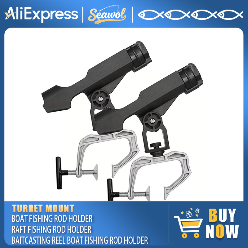 Fishing Kayak Rod Holder - Regulowany uchwyt na wędkę, wielofunkcyjny uchwyt
