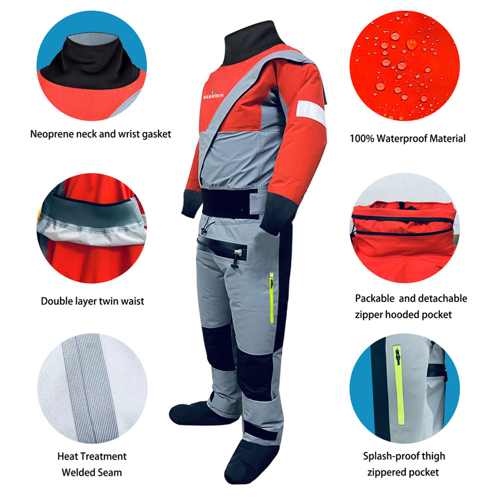 3-Ply męskie pół-Dry garnitur  – Fishing Kayak Paddle recenzja i cena